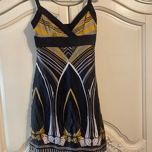 Ted Baker London Conni spaghetti strap 100% silk dress Size 1 Euro= 4/6 US